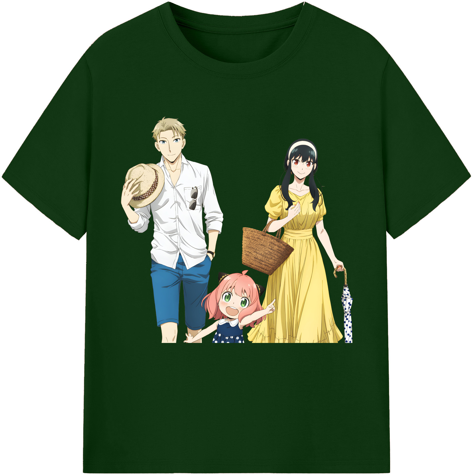 （画像用） SPY×FAMILY间谍家家酒 綿100％半袖Tシャツ（フロントプリント）